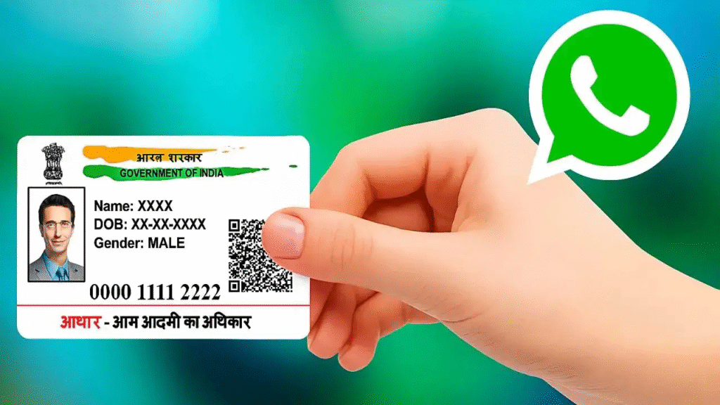 Download Aadhaar on WhatsApp