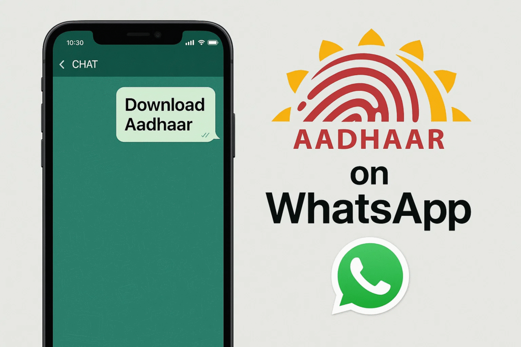 Download Aadhaar on WhatsApp